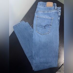AE next level stretch curvy hi-rise jegging size 10